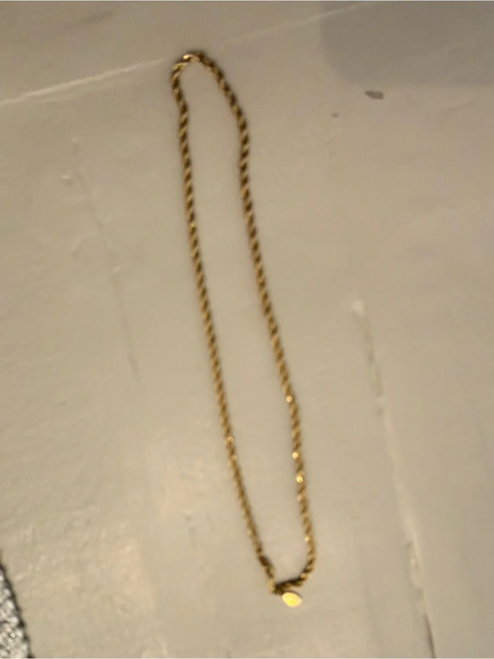 Gold-Tone Twisted Rope Necklace - Women's Jewelry
